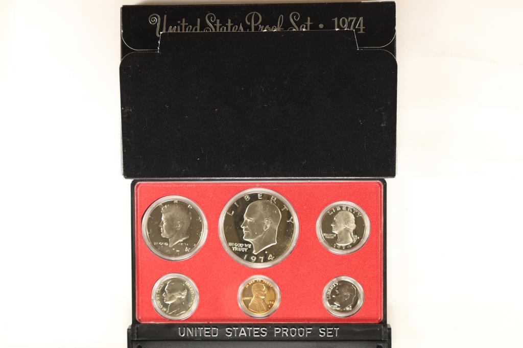 1974 US PROOF SET (WITH BOX) (1 of 2)