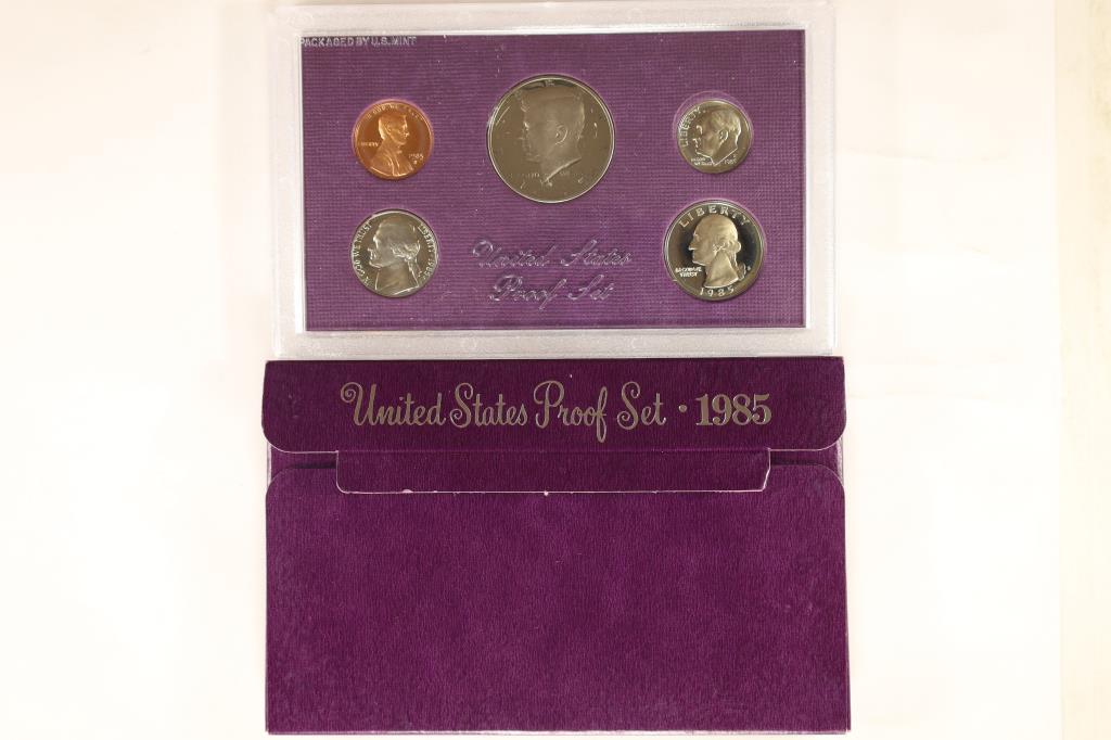 1985 US PROOF SET (WITH BOX) (1 of 2)