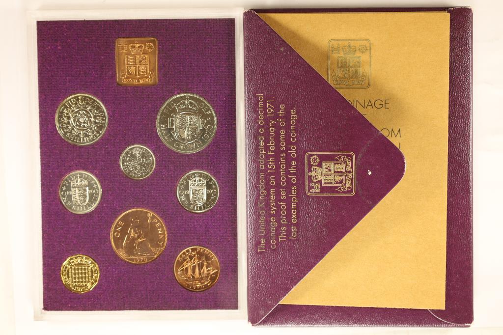 1970 COINAGE OF GREAT BRITAIN & NORTHERN IRELAND: 8 COIN PROOF SET, IN ORIGINAL ROYAL MINT PACKAGING