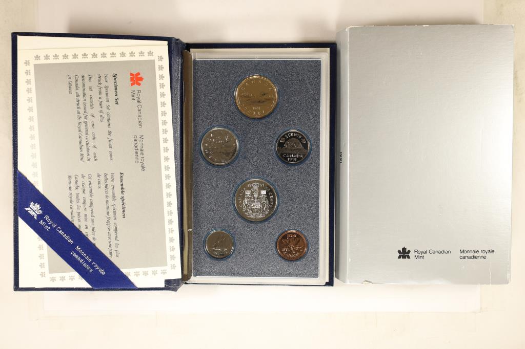 1991 CANADA SPECIMEN SET ORIGINAL ROYAL CANADIAN (1 of 2)