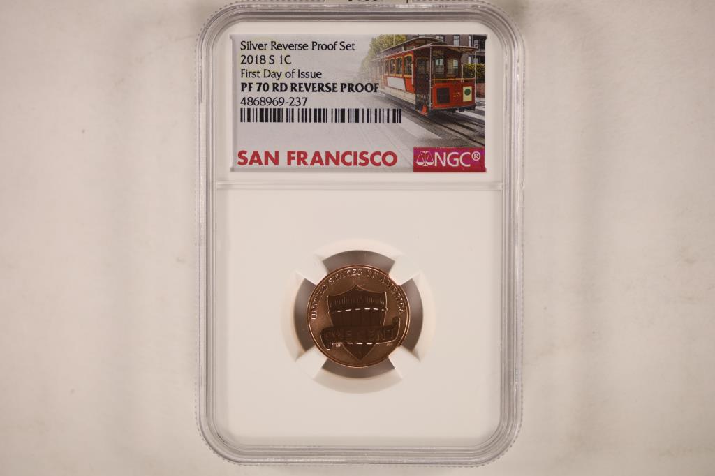 2018-S LINCOLN CENT NGC PF70RD REV. PROOF (1 of 2)