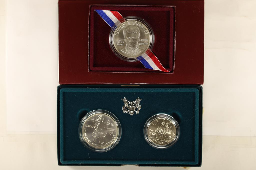 2-COMMEMORATIVE UNC SET: 1998-S ROBERT F. KENNEDY (1 of 3)