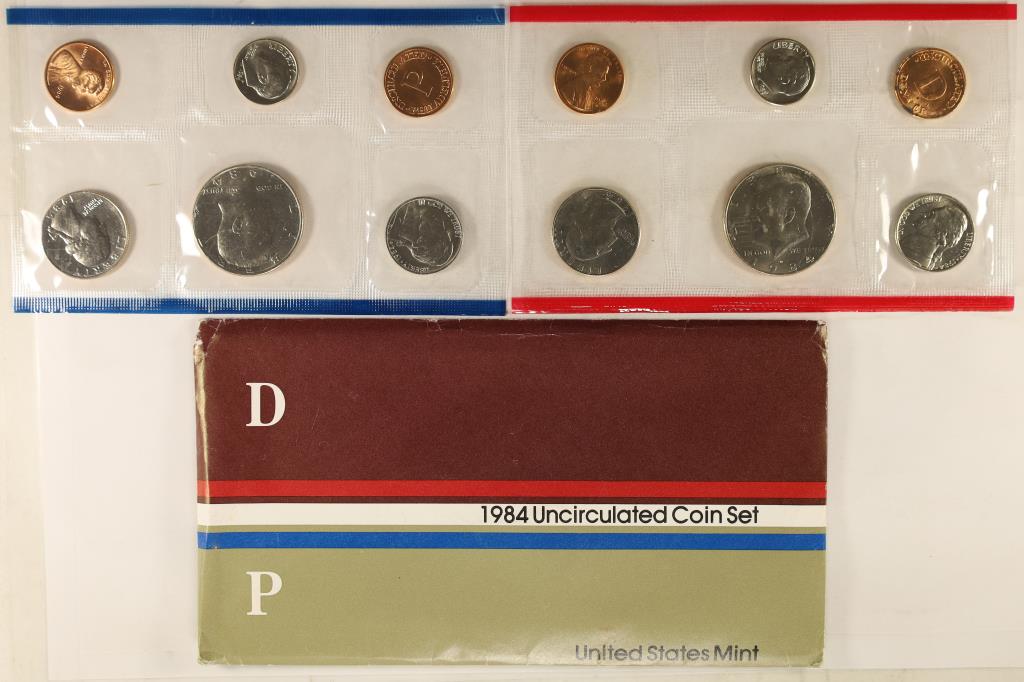 1984 US MINT SET (UNC) P/D (WITH ENVELOPE) (1 of 2)