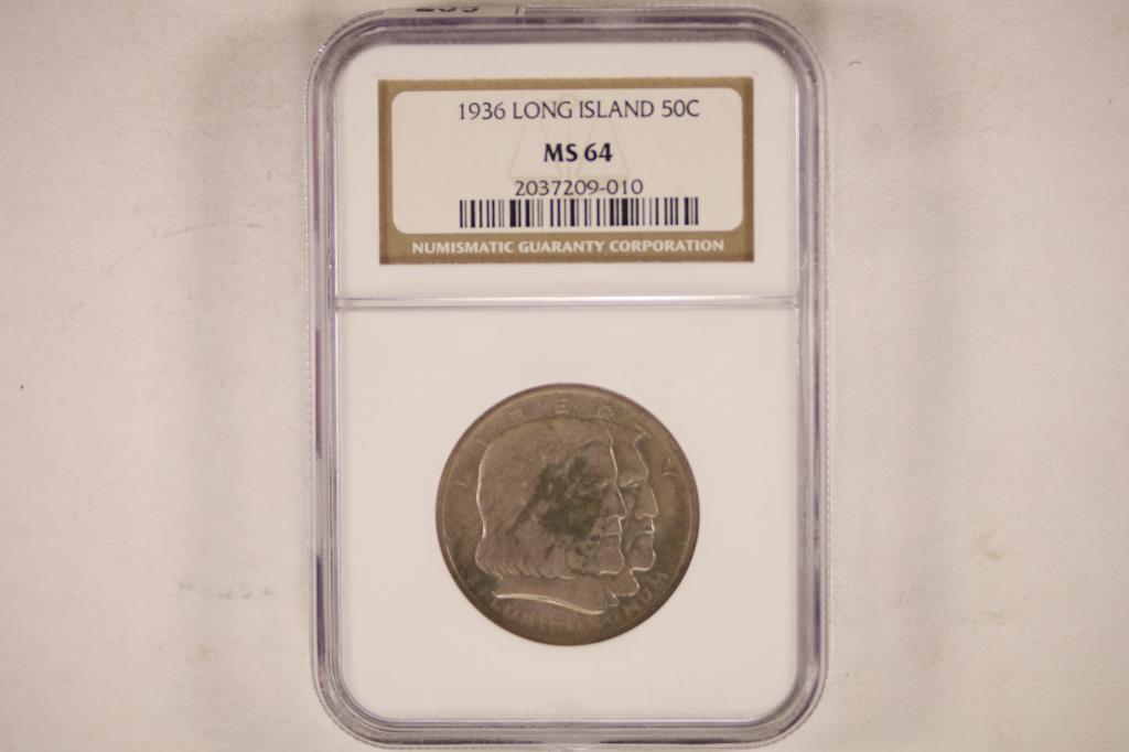 1936 LONG ISLAND COMMEMORATIVE HALF DOLLAR (1 of 2)