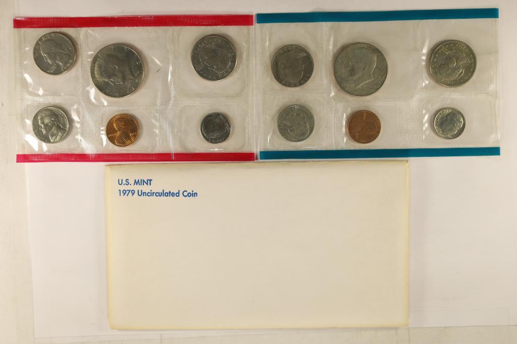 1979 US MINT SET (UNC) P/D (WITH ENVELOPE) (1 of 2)