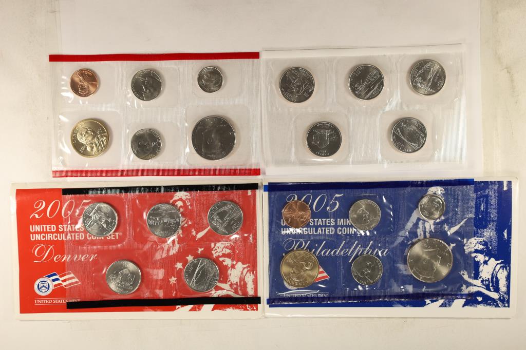 2005 US MINT SET (UNC) P/D (WITH ENVELOPE) (1 of 2)