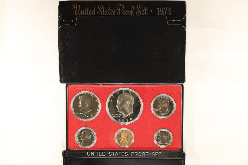 1974 US PROOF SET (WITH BOX) (1 of 2)