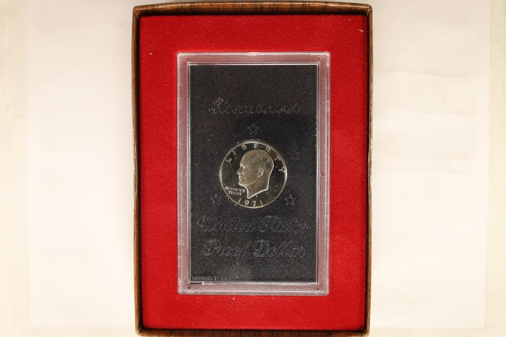 1971-S IKE SILVER DOLLAR (BROWN PACK) (1 of 3)