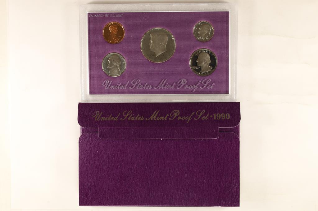 1990 US PROOF SET (WITH BOX) (1 of 2)