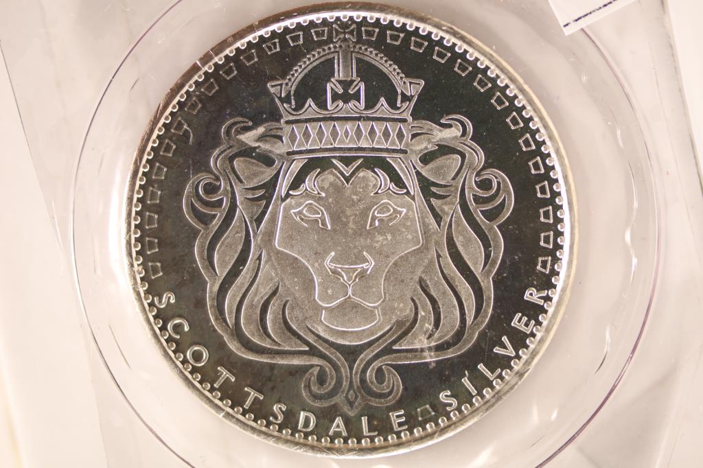 1 TROY OZ .999 FINE PROOF SILVER ROUND (1 of 2)