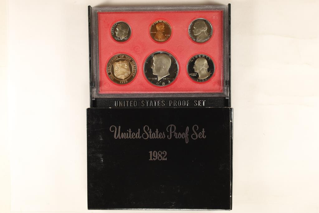 1982 US PROOF SET (WITH BOX) (1 of 2)
