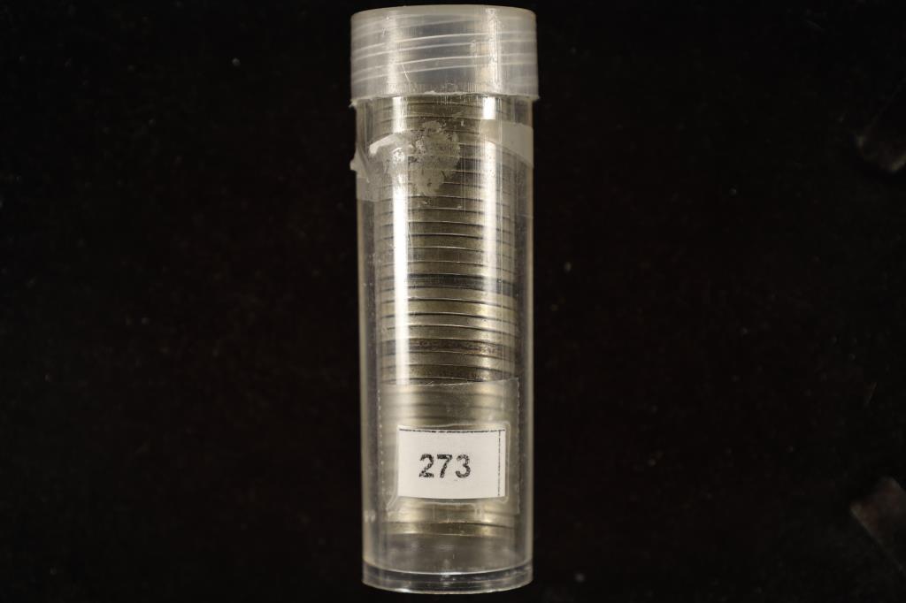ROLL OF 1943-S 35% SILVER JEFFERSON WAR NICKELS (1 of 1)