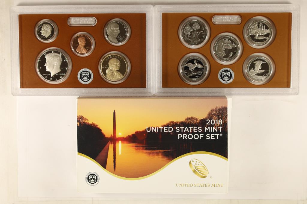 2018 US PROOF SET (WITH BOX) (1 of 2)