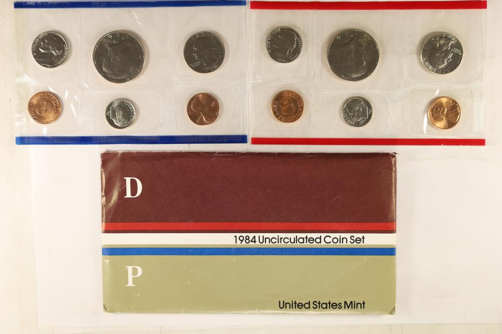 1984 US MINT SET (UNC) P/D (WITH ENVELOPE) (1 of 2)