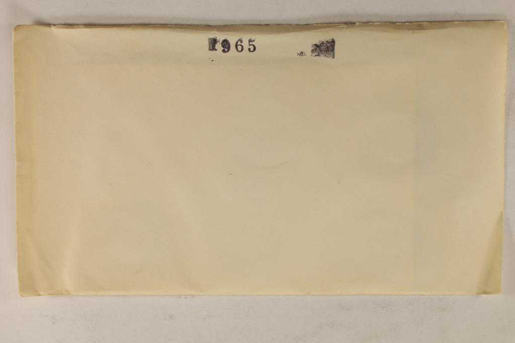 1965 US SPECIAL MINT SET WITH ENVELOPE: 40% SILVER JOHN F. KENNEDY HALF DOLLAR, SEALED, NOT ORIGINAL MINT PACKAGING