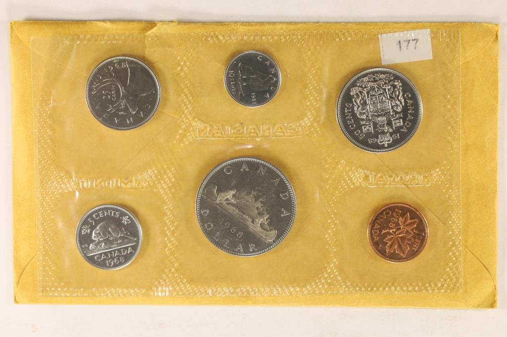 1968 CANADA UNC SET WITH ENVELOPE (1 of 2)