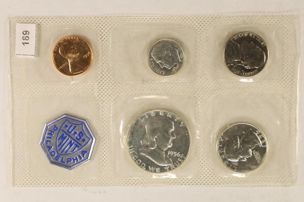 1956 US SILVER PROOF SET (WITHOUT ENVELOPE) (1 of 2)