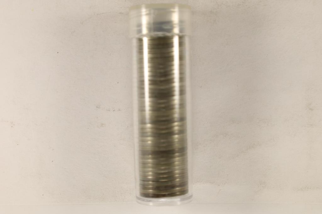 ROLL OF 40-1943-P 35% SILVER JEFFERSON WAR NICKELS (1 of 2)