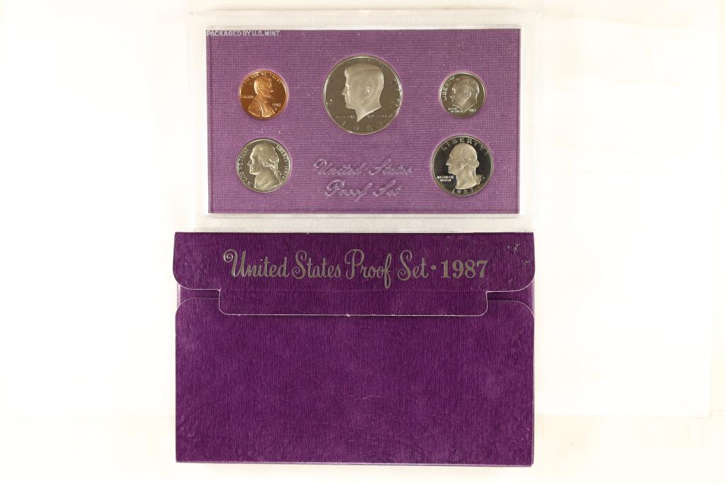 1987 US PROOF SET (WITH BOX) (1 of 2)