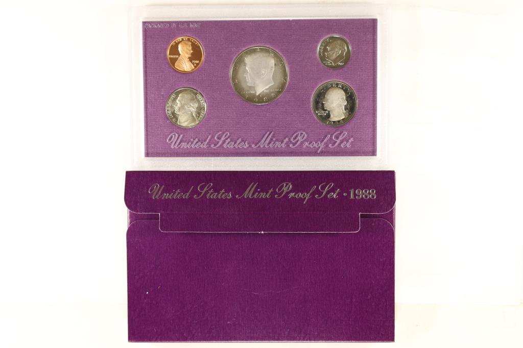 1988 US PROOF SET (WITH BOX) (1 of 2)