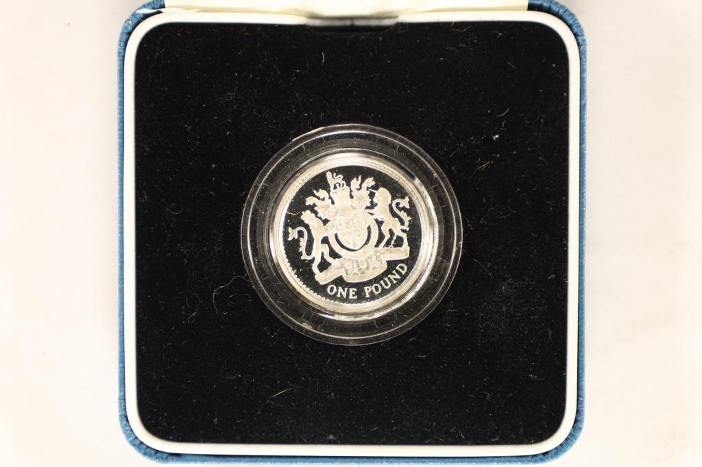 1993 UNITED KINGDOM PROOF 1 POUND COIN (1 of 3)