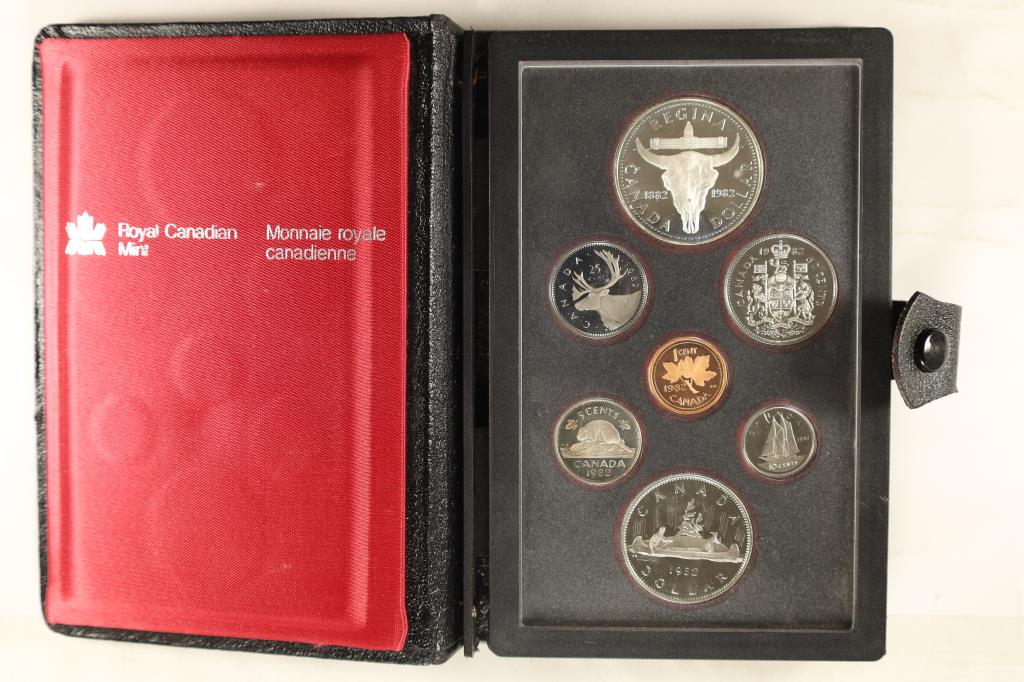 1982 CANADA DOUBLE DOLLAR PROOF SET "REGINA" (1 of 4)