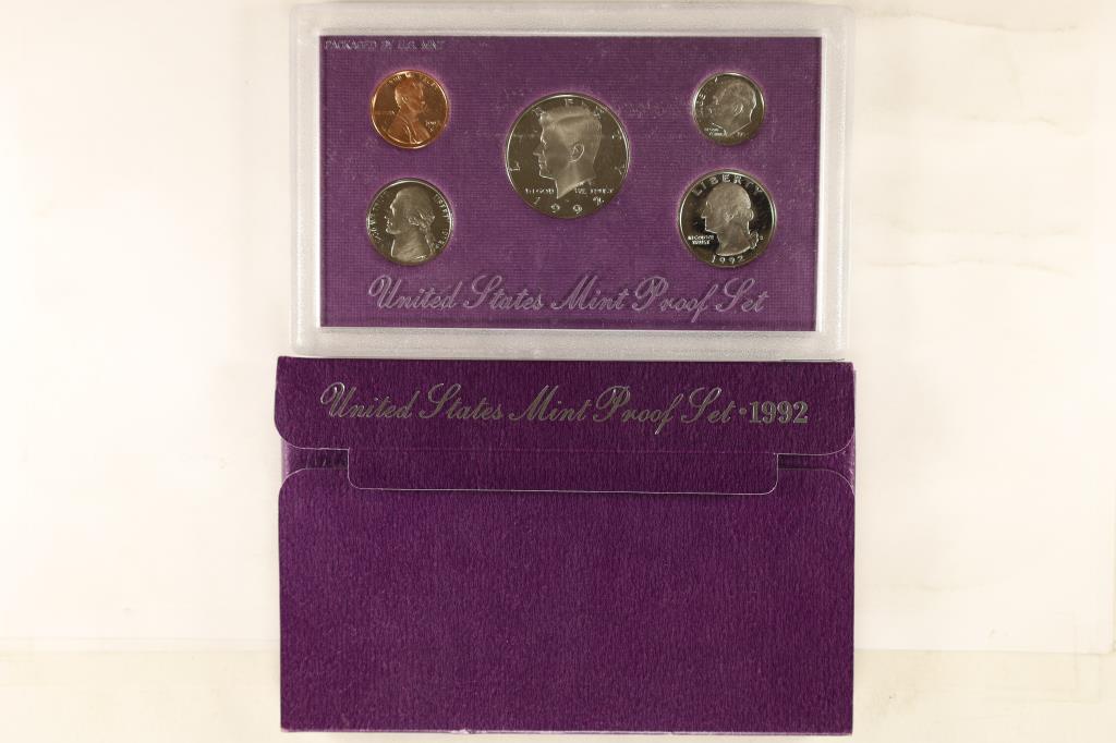1992 US PROOF SET (WITH BOX) (1 of 2)