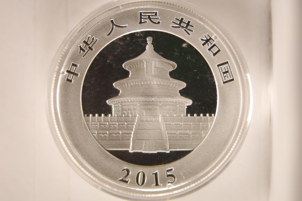 2015 CHINA 1 OZ. SILVER 10 YUAN PANDA (PF LIKE) (1 of 2)