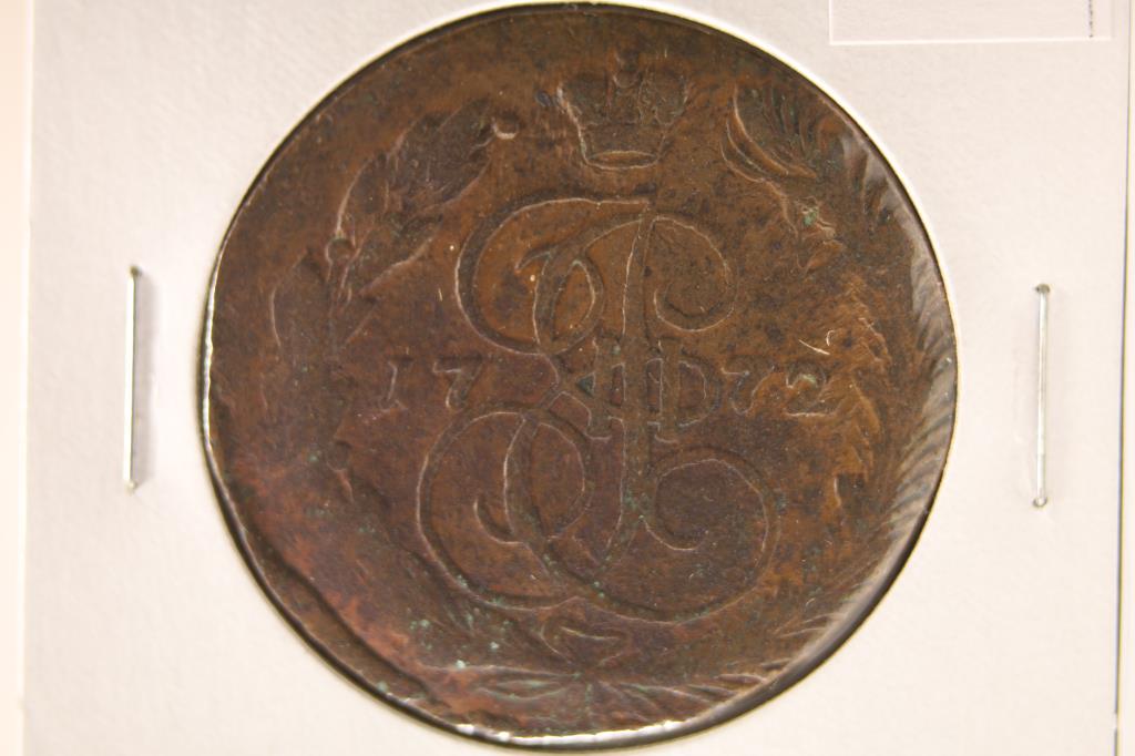 1772-EM RUSSIAN 5 KOPEKS LARGE COIN (1 of 2)