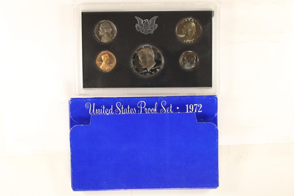 1972 US PROOF SET (WITH BOX) (1 of 2)
