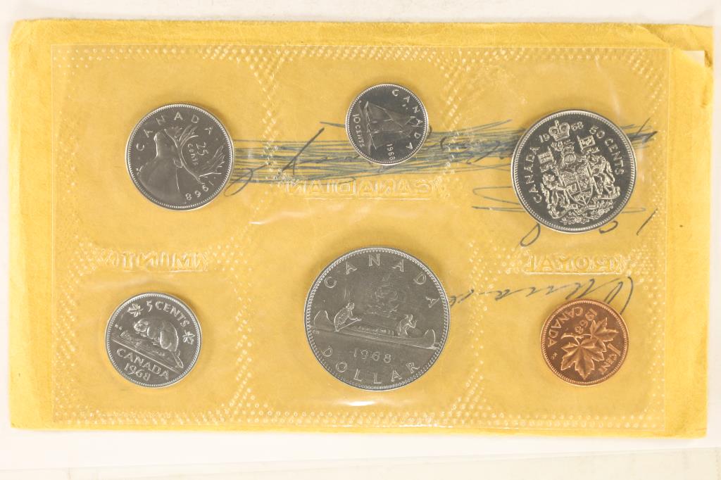 1968 CANADA UNC SET WITH ENVELOPE (1 of 2)
