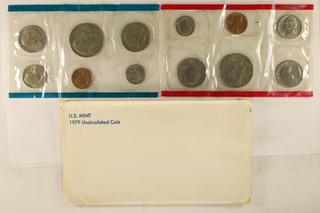 1979 US MINT SET (UNC) P/D (WITH ENVELOPE) (1 of 2)