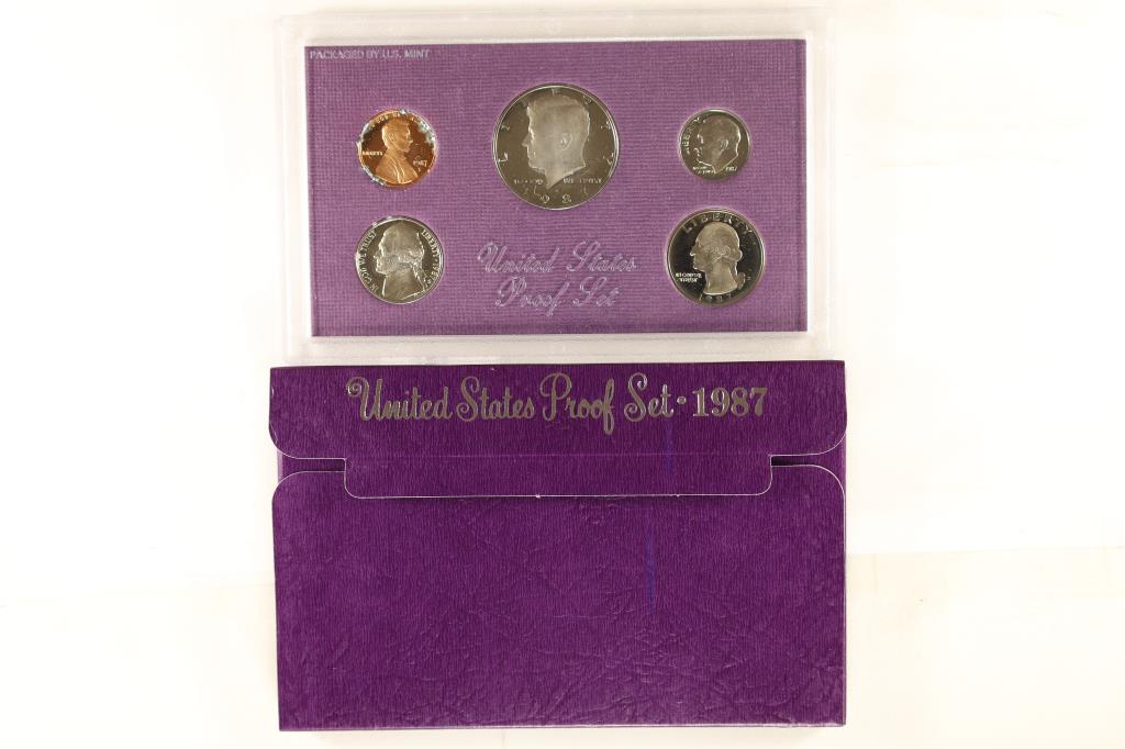 1987 US PROOF SET (WITH BOX) (1 of 2)