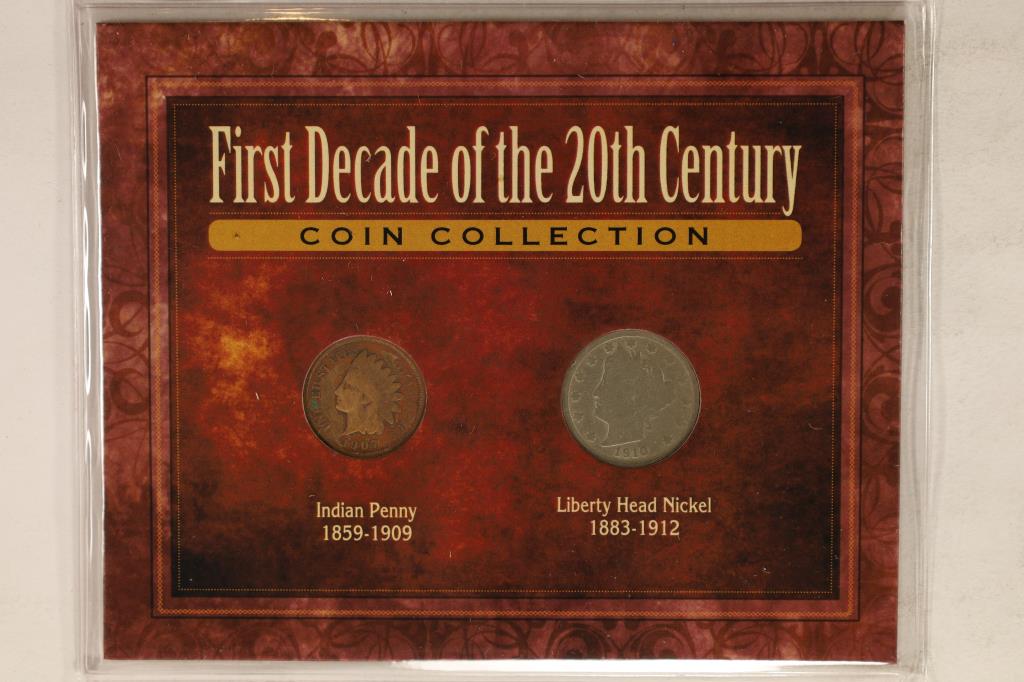 FIRST DECADE OF THE 20TH CENTURY COIN COLLECTION (1 of 2)