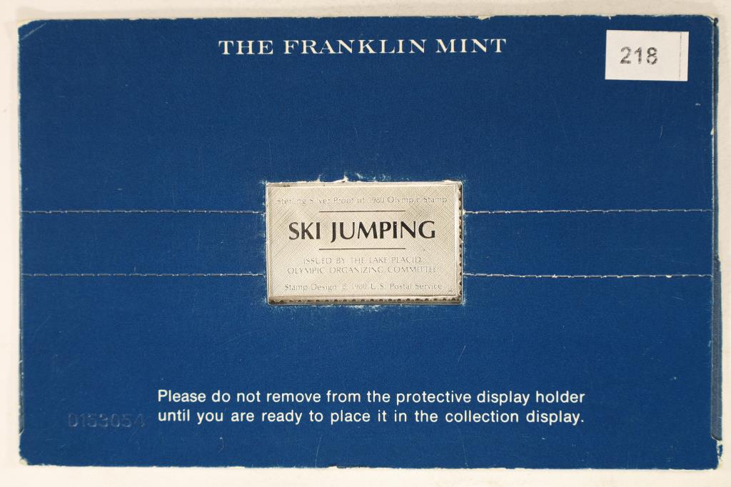 STERLING SILVER PROOF OF 1980 FIFTEEN CENT OLYMPIC (1 of 2)