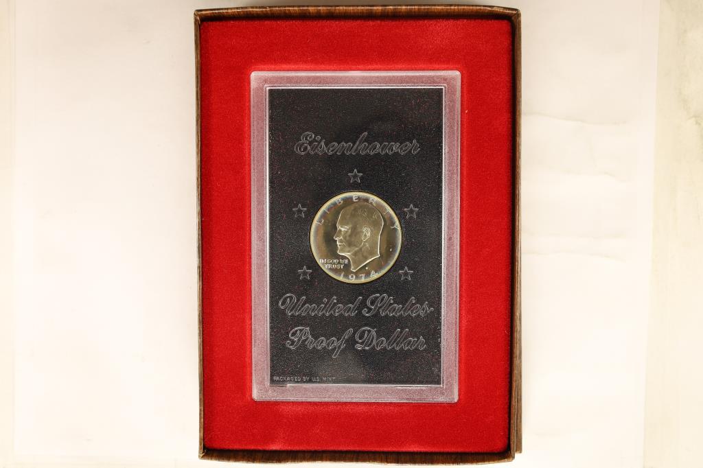 1974-S IKE SILVER DOLLAR PROOF (BROWN PACK) (1 of 3)