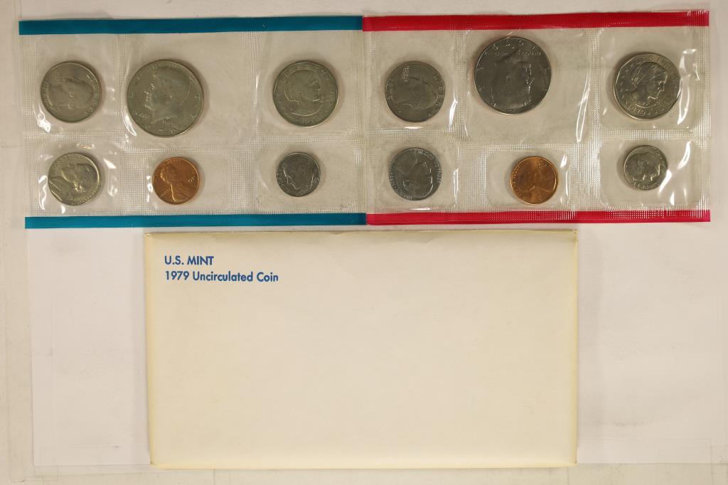 1979 US MINT SET (UNC) P/D (WITH ENVELOPE) (1 of 2)