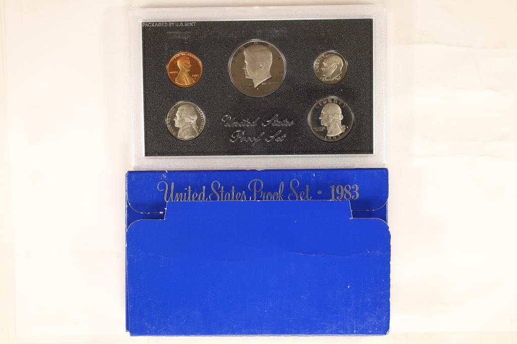 1983 US PROOF SET (WITH BOX) (1 of 2)