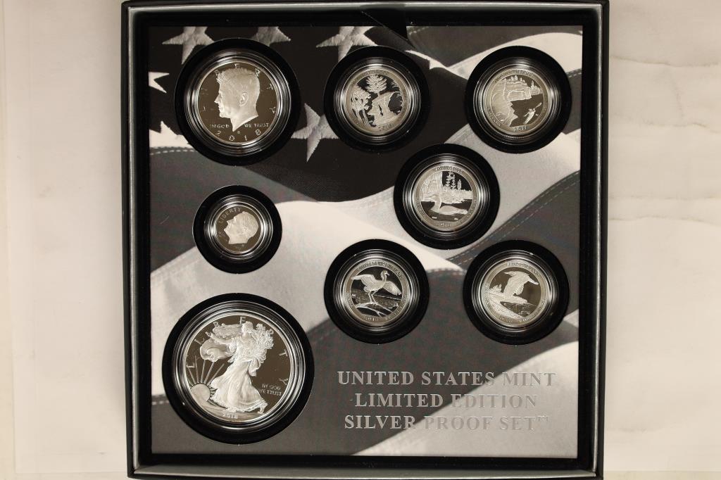 2018 US SILVER LIMITED EDITION PROOF SET CONTAINS: (1 of 4)