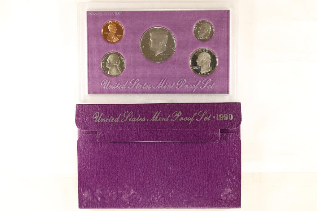 1990 US PROOF SET (WITH BOX) (1 of 2)