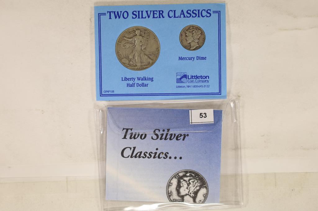 2 SILVER CLASSICS FEATURING A 1944-D WALKING LIB. (1 of 2)