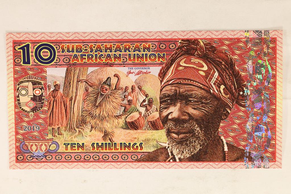 2019 SUB SHARAN AFRICAN UNION CRISP UNC COLORIZED (1 of 2)