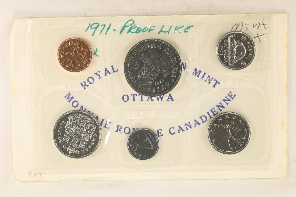 1971 CANADA UNC SET WITH ENVELOPE (1 of 2)