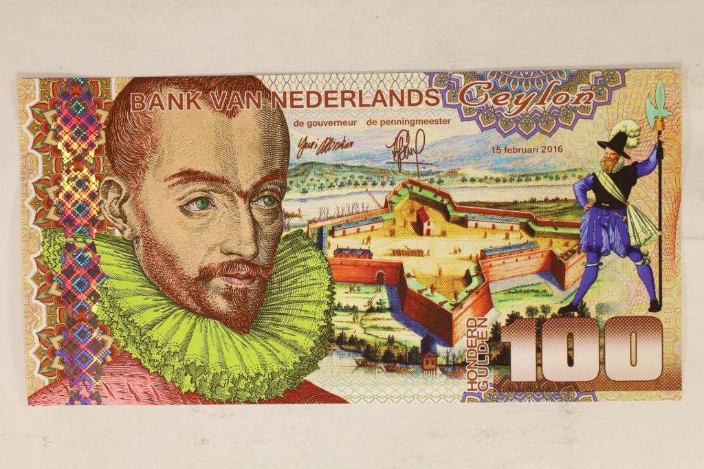 2016 BANK VAN NEDERLANDS 100 GULDEN CRISP UNC (1 of 2)