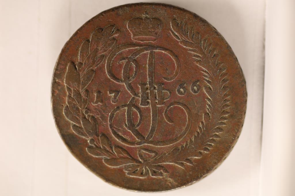 1766-EM RUSSIAN 5 KOPEKS LARGE COIN (1 of 2)
