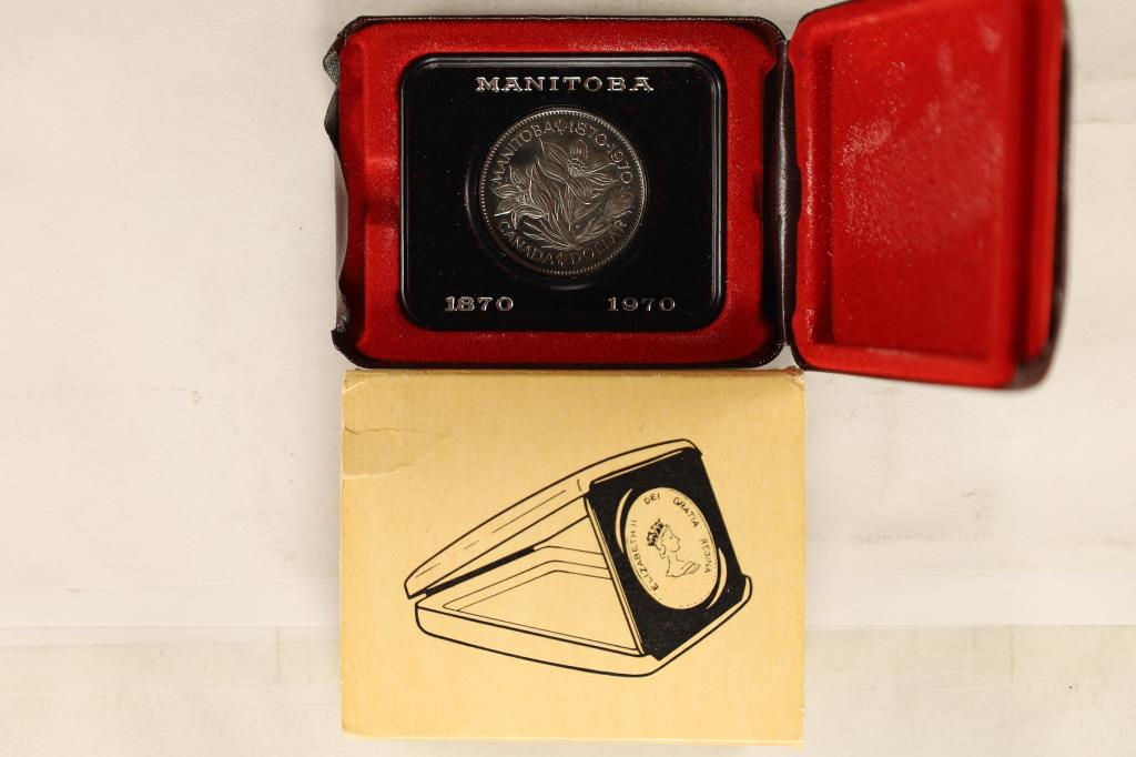 1970 CANADA UNC DOLLAR IN MAROON FLIP CASE (1 of 3)
