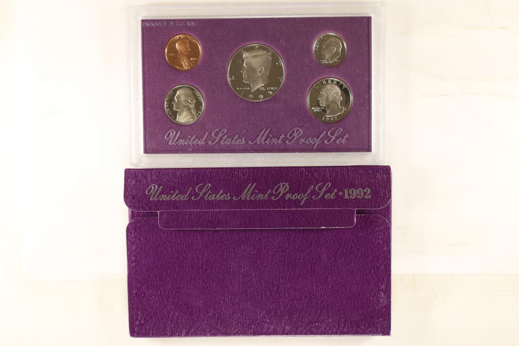 1992 US PROOF SET (WITH BOX) (1 of 2)