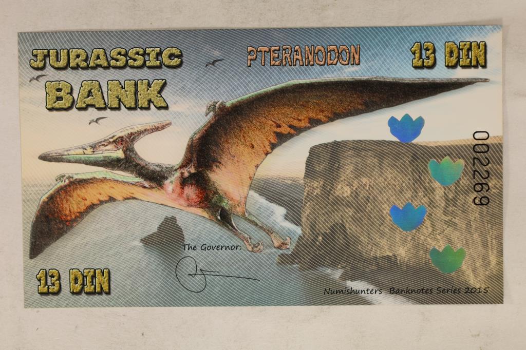 2015 JURASSIC 13 DIN CRISP UNC COLORIZED POLYMER (1 of 2)