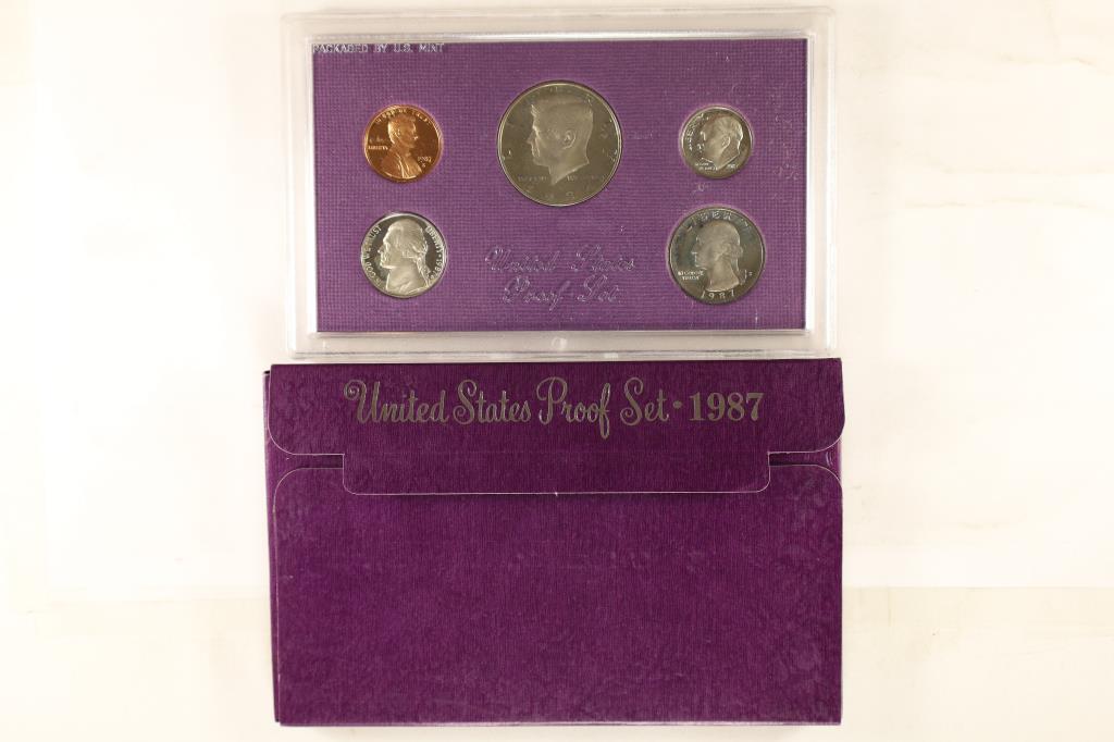 1987 US PROOF SET (WITH BOX) (1 of 2)