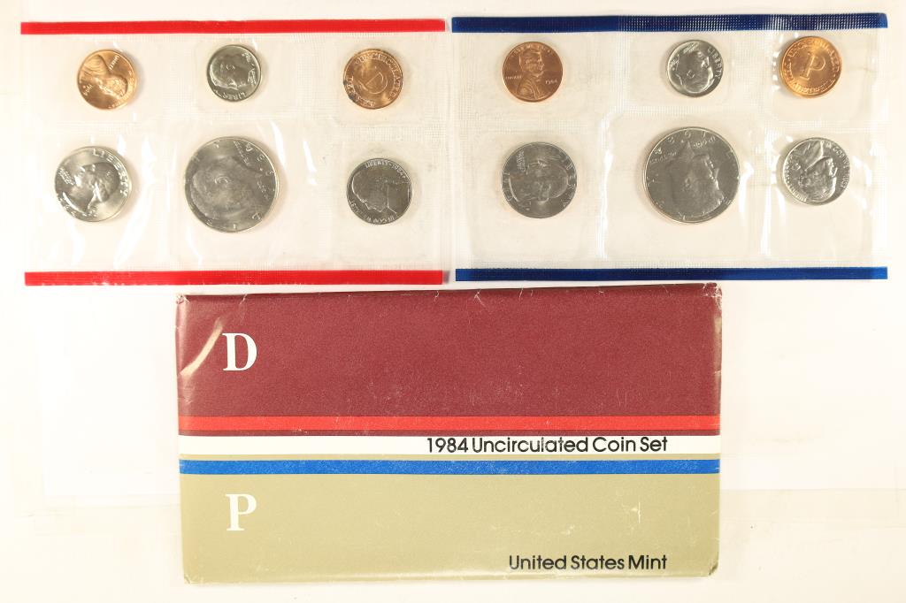 1984 US MINT SET (UNC) P/D (WITH ENVELOPE) (1 of 2)